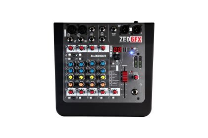 ZED-6FX Compact 6 Input Analogue Mixer