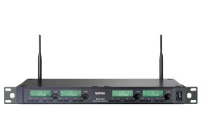 Mipro ACT-343 1U Quad-Channel Receiver              